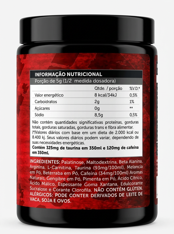 CANIBAL PRE WORKOUT 300g ENERGETICO - JUNGLE LABS