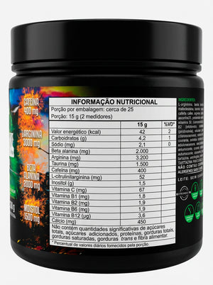 PRÉ-TREINO TOMAHAWK 380G GREEN APPLE - FULLIFE NUTRITION