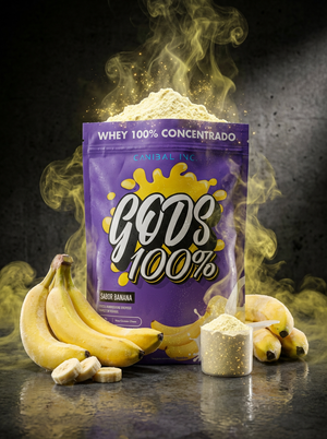 GODS WHEY 100% 900G BANANA - CANIBAL INC