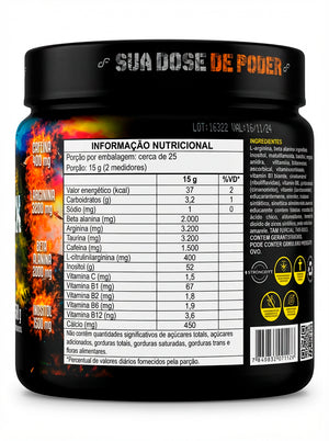 PRÉ-TREINO TOMAHAWK 380G ENERGY ICE - FULLIFE NUTRITION