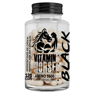 AMINO BLACK BCAA 3500 120 CAPS - VITAMIN HORSE