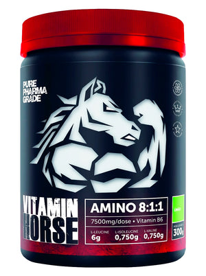 AMINOACID 8:1:1 300GR - LIMÃO - VITAMIN HORSE