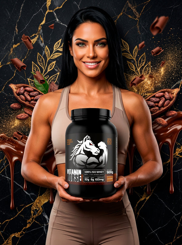 100% ISO WHEY 900GR - VITAMIN HORSE - CHOCOLATE