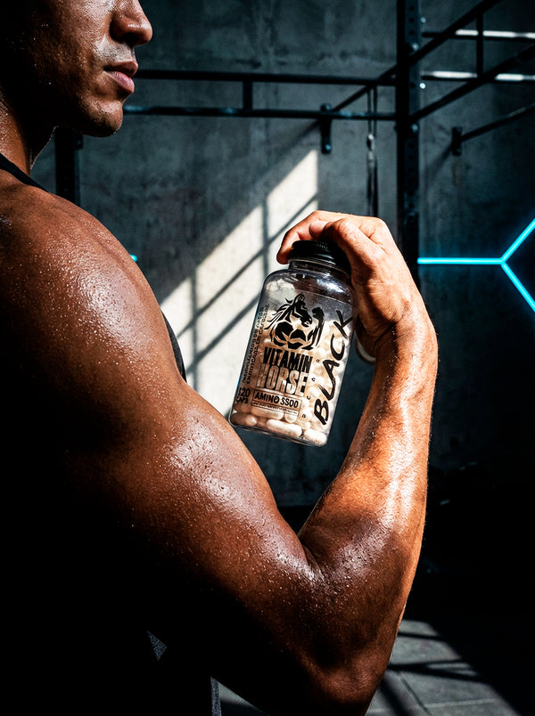 AMINO BLACK BCAA 3500 120 CAPS - VITAMIN HORSE