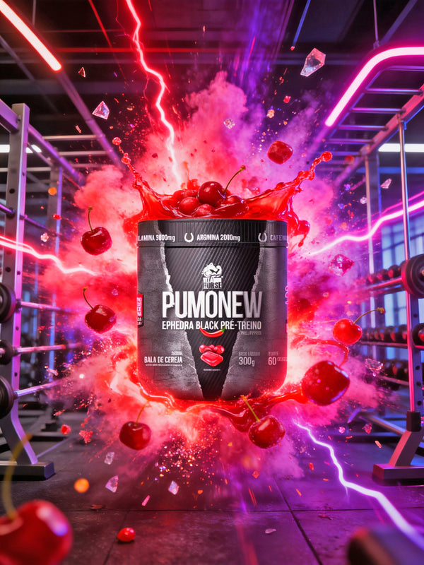 PUMONEW EPHEDRA BLACK 300G BALA DE CEREJA - VITAMIN HORSE