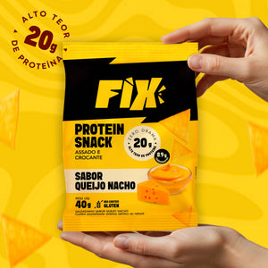 Fix Protein Snacks - 20g de Proteína por Porção | Zero Glúten | Lanche Premium