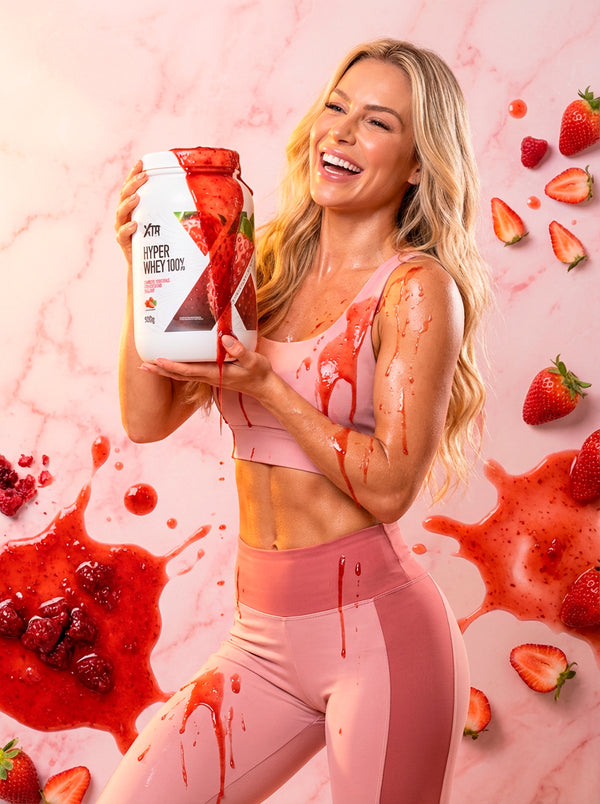 HYPER WHEY 100% 900G MORANGO - XTR