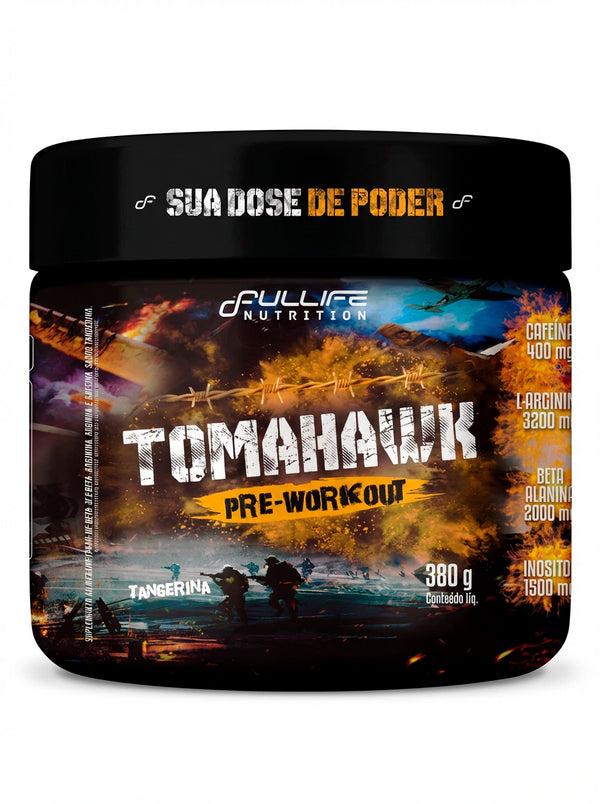 PRÉ-TREINO TOMAHAWK 380G TANGERINA - FULLIFE NUTRITION