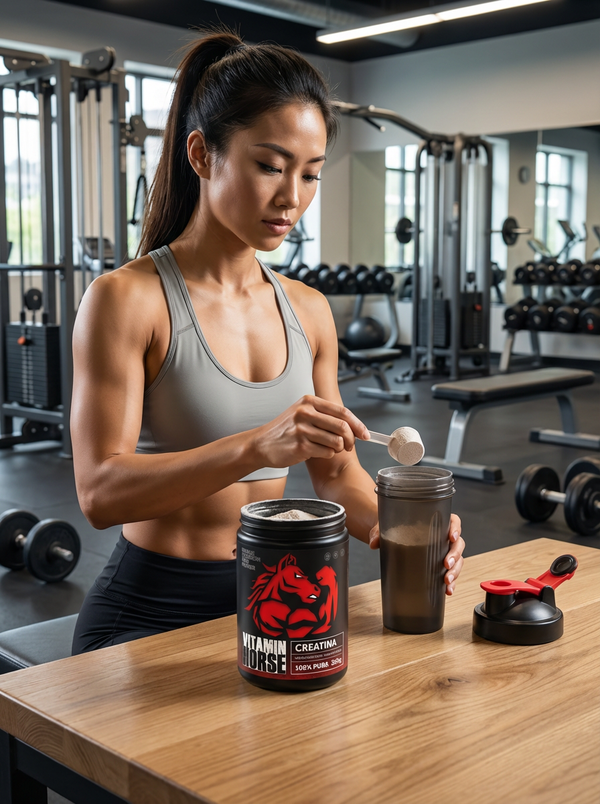 CREATINA 100 % PURA 300G - VITAMIN HORSE