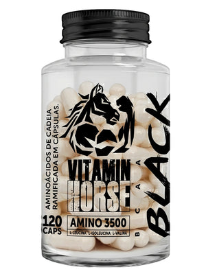 AMINO BLACK BCAA 3500 120 CAPS - VITAMIN HORSE