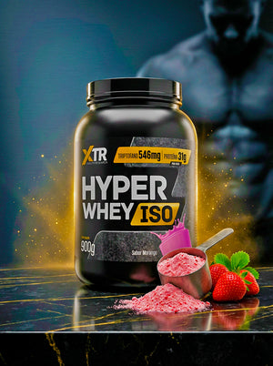 HYPER WHEY ISO 900G - MORANGO - XTR