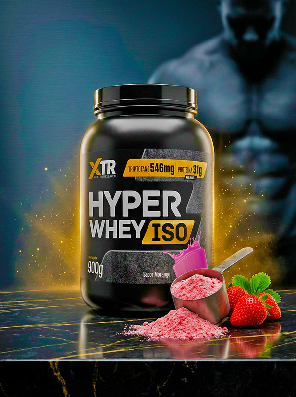 HYPER WHEY ISO 900G - MORANGO - XTR