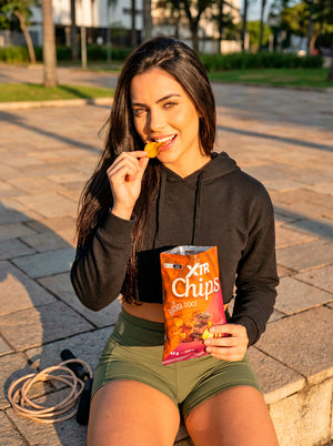 CHIPS DE BATATA DOCE CHURRASCO 45g - XTR