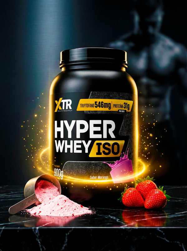 HYPER WHEY ISO 900G - MORANGO - XTR