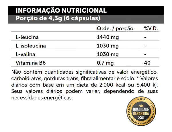 HYPER BCAA PUMP 120 CAPS - XTR