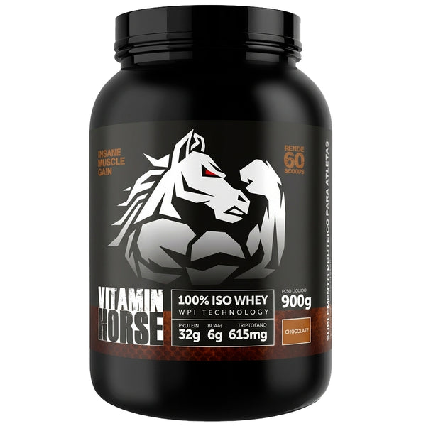 100% ISO WHEY 900GR - VITAMIN HORSE - CHOCOLATE