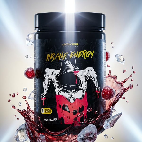 PRÉ-TREINO INSANE ENERGY 300G - JOKER NUTRITION