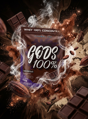 GODS WHEY 100% 900G CHOCOLATE - CANIBAL INC
