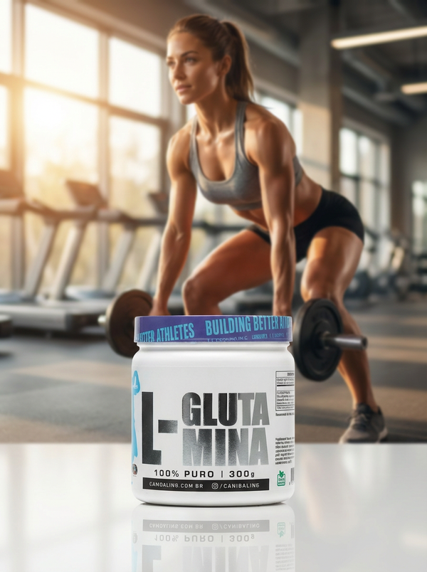 L-GLUTAMINA 300G - CANIBAL INC