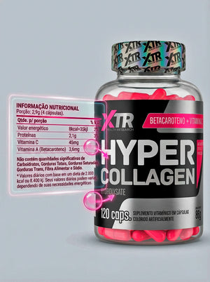 HYPER COLLAGEN HYDROLYSATE -120CAPS - XTR