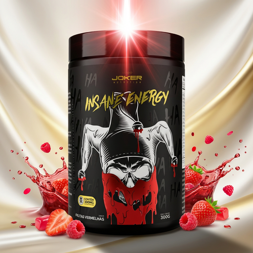 PRÉ-TREINO INSANE ENERGY 300G - JOKER NUTRITION