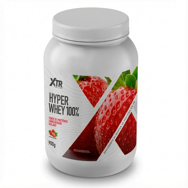 HYPER WHEY 100% 900G MORANGO - XTR