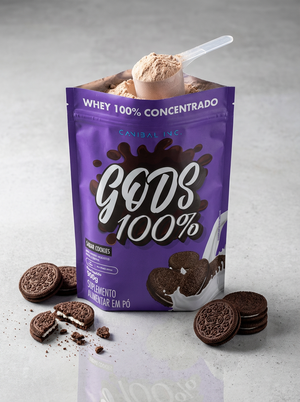 GODS WHEY 100% 900G COOKIES - CANIBAL INC