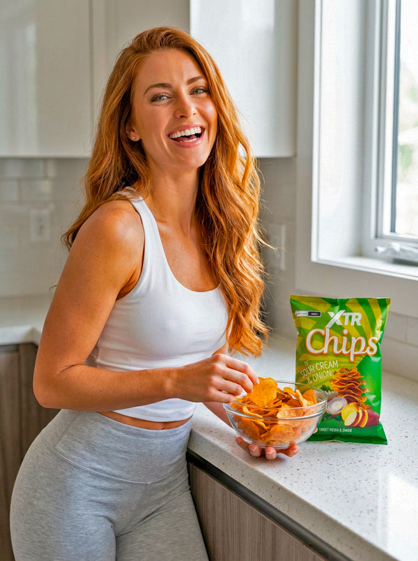 CHIPS DE BATATA DOCE CREME DE CEBOLA 45g - XTR