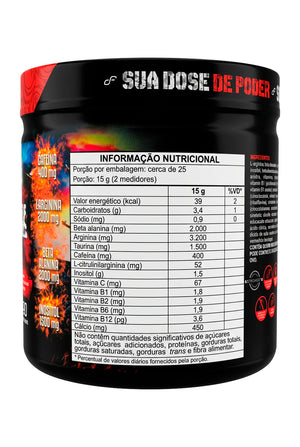 PRÉ-TREINO TOMAHAWK 380G RED ICE - FULLIFE NUTRITION