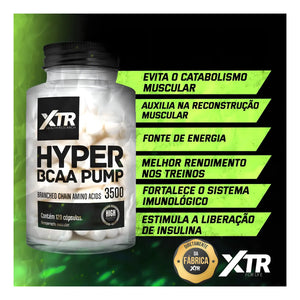 HYPER BCAA PUMP 120 CAPS - XTR