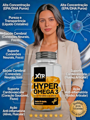HYPER OMEGA 3 120 CAPS - XTR