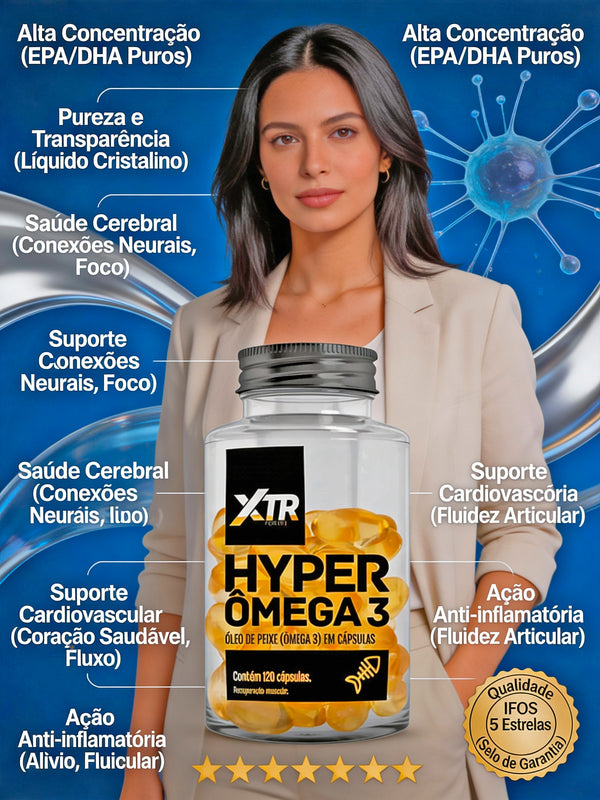 HYPER OMEGA 3 120 CAPS - XTR
