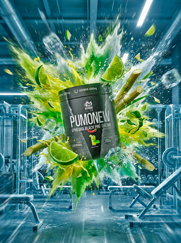 PUMONEW EPHEDRA BLACK 300G - CAIPIRINHA - VITAMIN HORSE