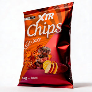 CHIPS DE BATATA DOCE CHURRASCO 45g - XTR