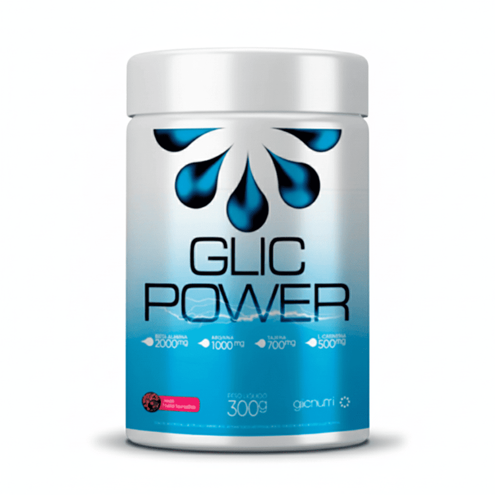 GLICPOWER 300G FRUTAS VERMELHAS - GLICNUTRI