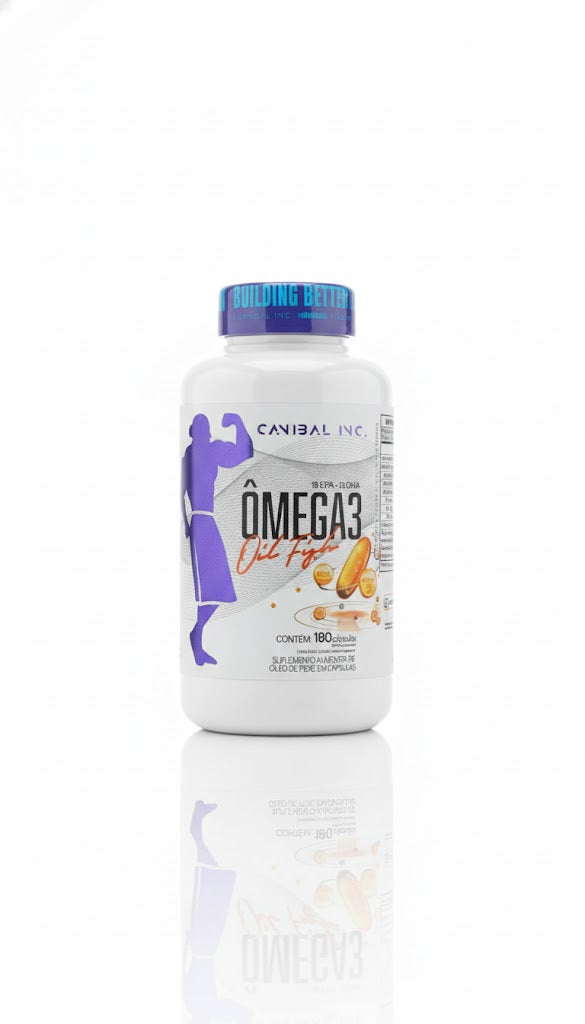 ÔMEGA 3 18 EPA / 12 DHA 180 CÁPS - CANIBAL INC
