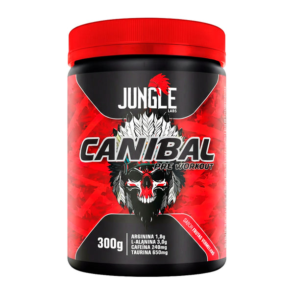 CANIBAL PRE WORKOUT 300G FRUTAS VERMELHAS - JUNGLE LABS