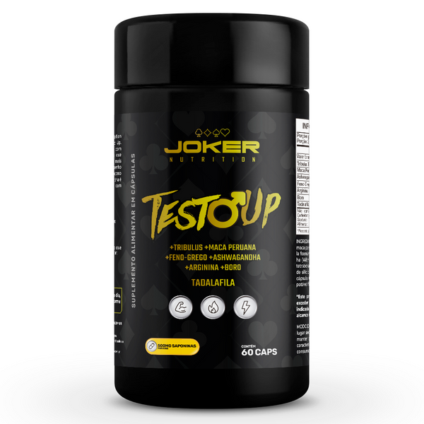 TESTOUP | SUPLEMENTO PARA AUTOESTIMA MASCULINA | BEM-ESTAR E CONFIANÇA | 60 CÁPSULAS