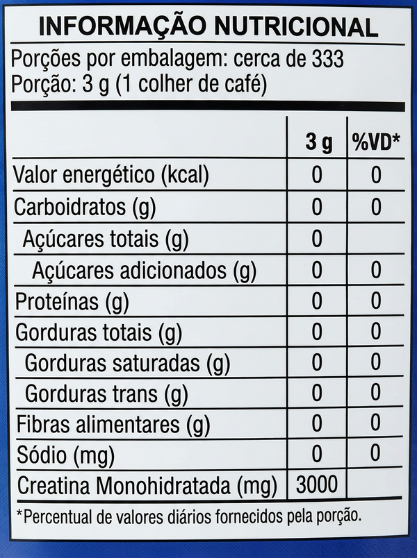 CREATINA MONOHIDRATADA 1KG - CANIBAL INC