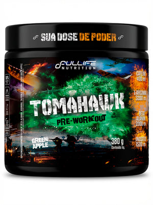 PRÉ-TREINO TOMAHAWK 380G GREEN APPLE - FULLIFE NUTRITION