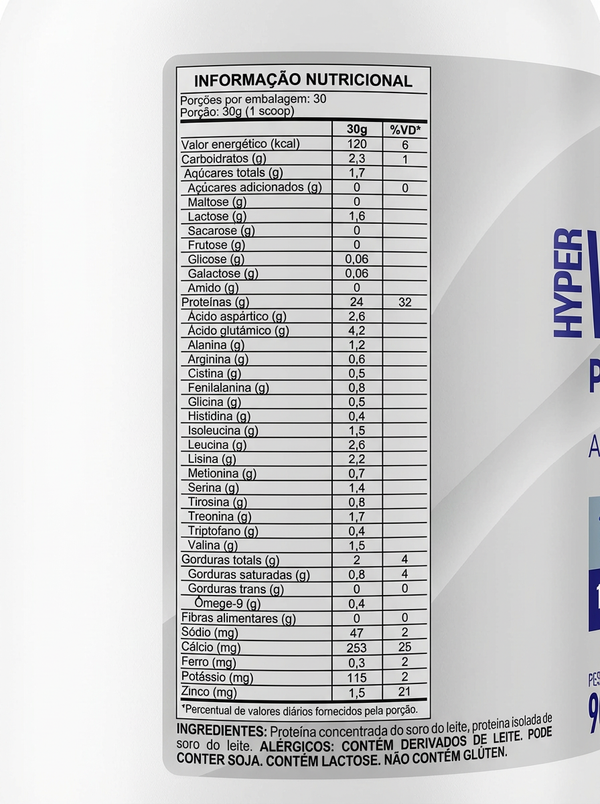 100% HYPER PURE PROTEIN 900G - XTR