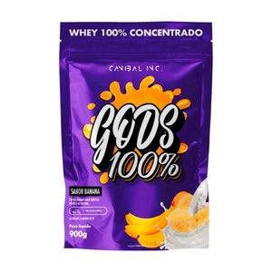 GODS WHEY 100% 900G BANANA - CANIBAL INC