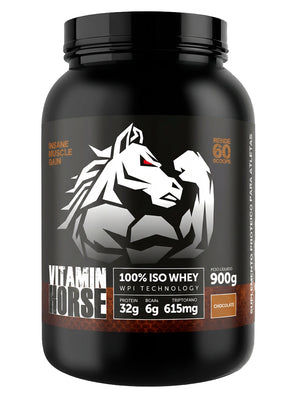100% ISO WHEY 900GR - VITAMIN HORSE - CHOCOLATE