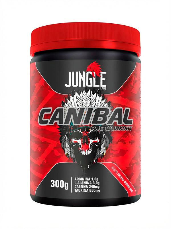 CANIBAL PRE WORKOUT 300G FRUTAS VERMELHAS - JUNGLE LABS