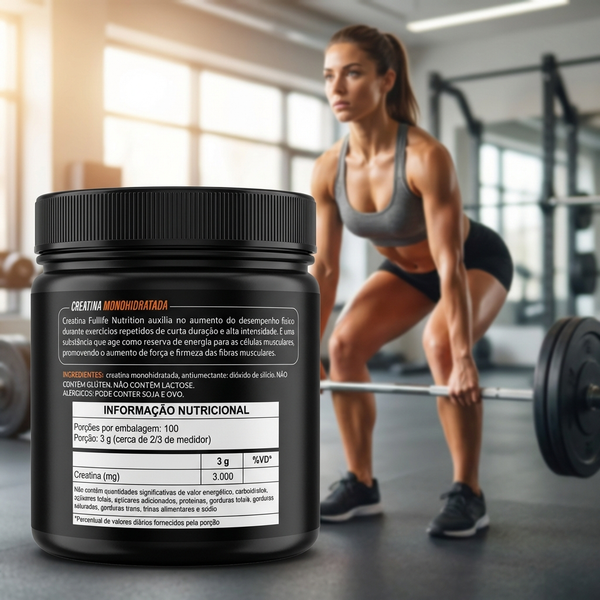 CREATINA 100% PURA 300g - FULLIFE