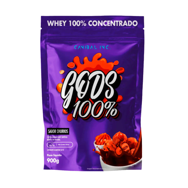 GODS WHEY 100% 900G CHURROS - CANIBAL INC
