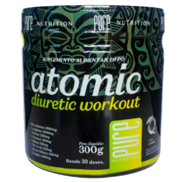 ATOMIC DIURETIC WORKOUT 300G LIMÃO - PURE NUTRITION - BR