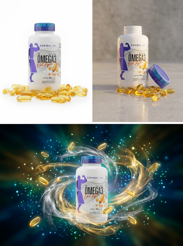 ÔMEGA 3 18 EPA / 12 DHA 180 CÁPS - CANIBAL INC