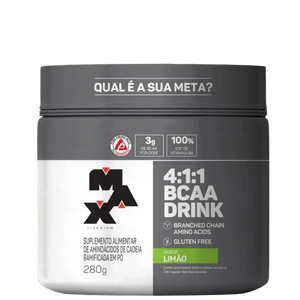 BCAA DRINK 4:1:1 LIMÃO 280G - MAX TITANIUM