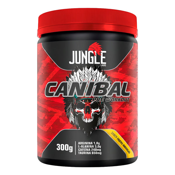 CANIBAL PRE WORKOUT 300G FRUTAS AMARELAS - JUNGLE LABS